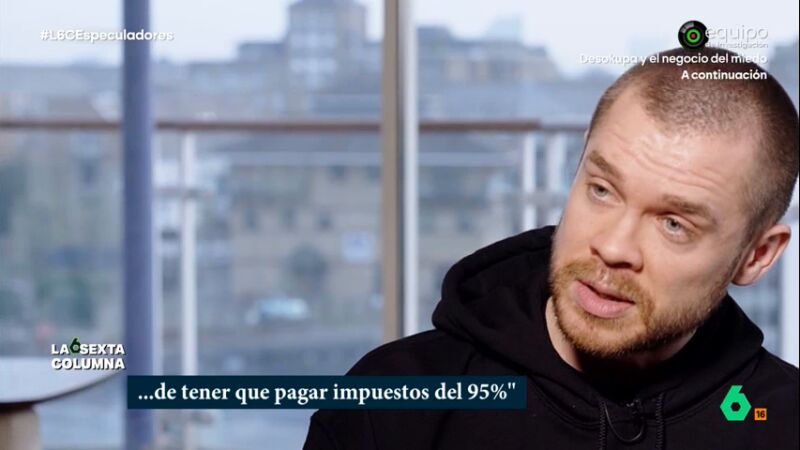 Gary Stevenson, sobre los impuestos a los ricos: "En este momento tenemos un sistema muy eficaz gravando a los trabajadores"