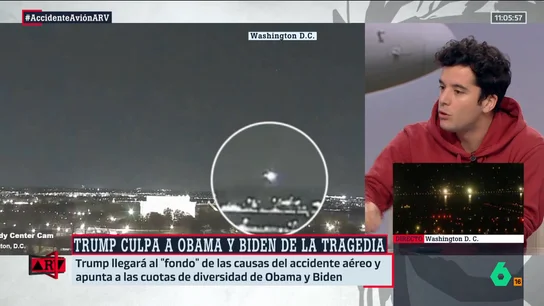 Doménech reacciona a las declaraciones de Trump sobre el accidente aéreo en EEUU: "No hay fundamento para hacer esa acusación" Doménech reacciona a las declaraciones de Trump sobre el accidente aéreo en EEUU: "No hay fundamento para hacer esa acusación"