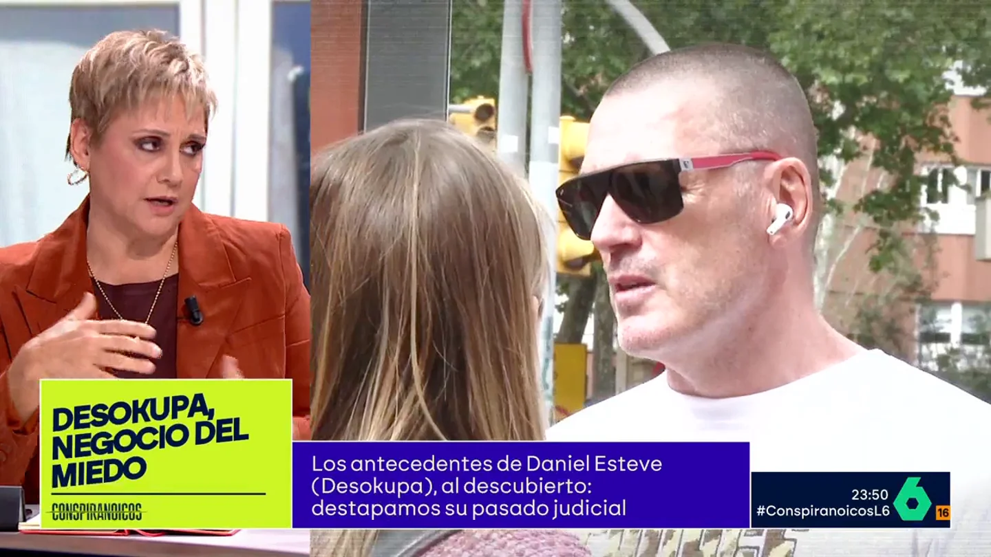 Gloria Serra, sobre Dani 'Desokupa': "Está condenado por extorsión, aunque la lista de delitos es más larga" Gloria Serra, sobre Dani 'Desokupa': "Está condenado por extorsión, aunque la lista de delitos es más larga"