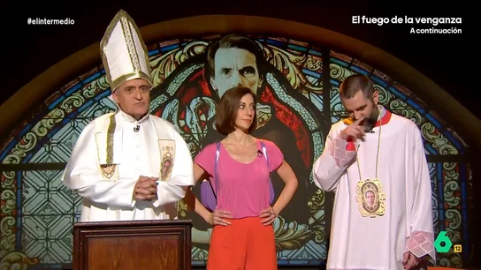 El 'monaguillo Mateo' conoce a 'Dora la Conservadora': "A ver si te endereza un poquito..." El 'papa Wyoming' tiene una nueva alumna en catequesis: 'Dora la conservadora'. Mateo no se muestra muy entusiasmado con la compañía ya que, si está solo, podrá ser el primero de su promoción.