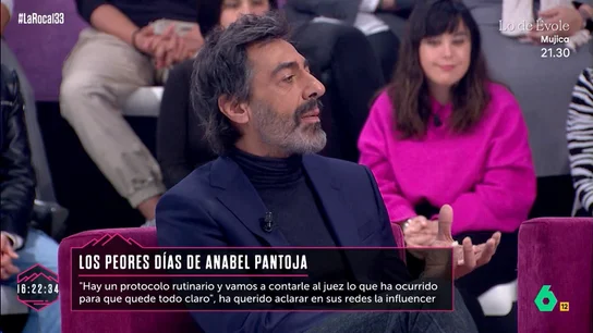 La reacción de Juan del Val a las críticas a Anabel Pantoja en redes sociales: "¡Ya les vale!" La reacción de Juan del Val a las críticas a Anabel Pantoja en redes sociales: "¡Ya les vale!"