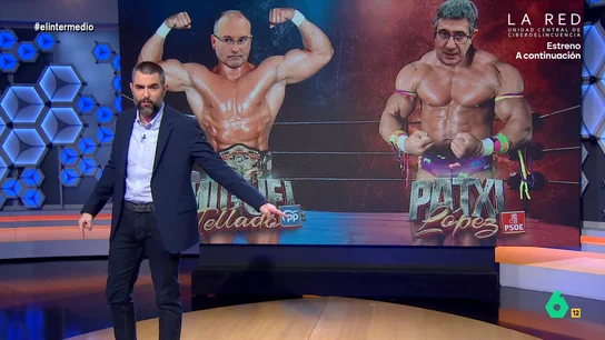 Dani Mateo, sobre la "velada" entre López y Tellado: "No sé quién ha ganado, pero el entendimiento político vuelve a quedar KO" Dani Mateo analiza en este vídeo la charla en la que participaron Patxi López y Miguel Tellado sobre el entendimiento entre PP y PSOE que pasó de ser una conversación cordial a "la gran velada del pressing catch de los portavoces".