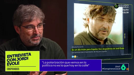 Jordi Évole confiesa que sus padres se asustaron con un bulo sobre su muerte Jordi Évole confiesa que sus padres se asustaron con un bulo sobre su muerte