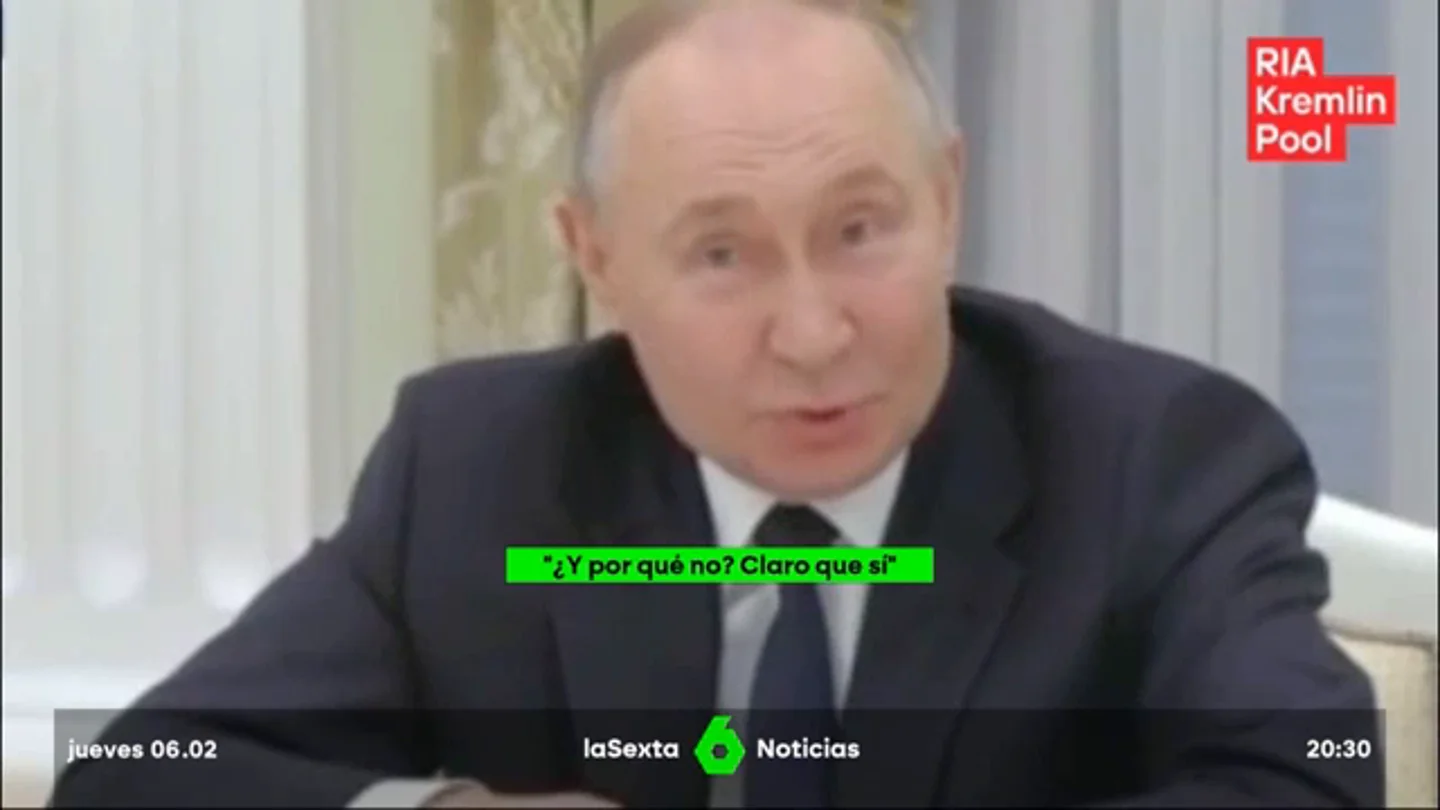 Putin pregunta a sus científicos si pueden llevar una vaca a Marte Putin pregunta a sus científicos si pueden llevar una vaca a Marte