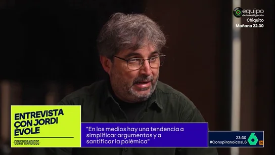 Jordi Évole, sobre los medios de comunicación: "Estamos constantemente santificando la polémica" Jordi Évole, sobre los medios de comunicación: "Estamos constantemente santificando la polémica"
