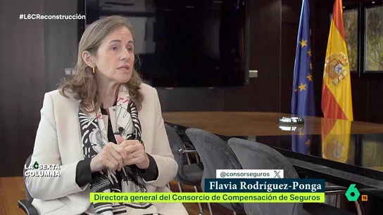 La directora del Consorcio de Compensación de Seguros responde a Carlos Mazón "Nos dimos cuenta desde la misma mañana del día 30 de octubre que la gestión de esta siniestralidad no era como las que estábamos acostumbrados en toda la historia del Consorcio", afirma su directora, Flavia Rodríguez-Ponga.