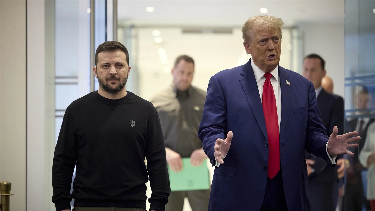 Zelenski y Trump en una foto de archivo Zelenski y Trump en una foto de archivo