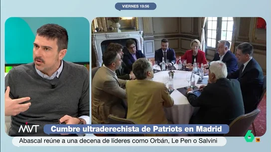 Ramón Espinar, sobre la cumbre de los 'Patriots' Ramón Espinar, sobre la cumbre de los 'Patriots'