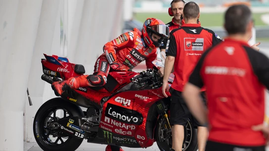 Marc Márquez con la Ducati Marc Márquez con la Ducati