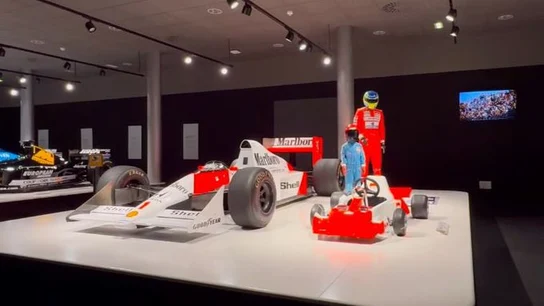 El monoplaza de Ayrton Senna, expuesto en el museo de Alonso El monoplaza de Ayrton Senna, expuesto en el museo de Alonso