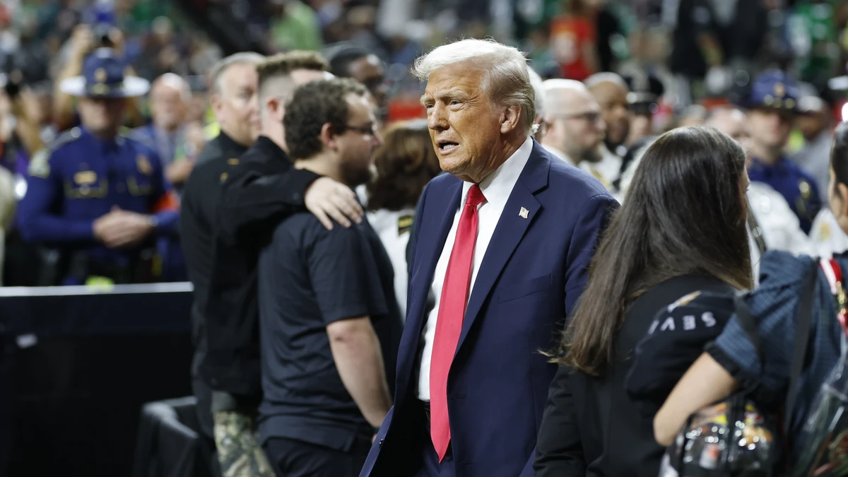 Trump’s ‘show’ takes over the Super Bowl: he becomes the first active president to go to the final Trump’s ‘show’ takes over the Super Bowl: he becomes the first active president to go to the final