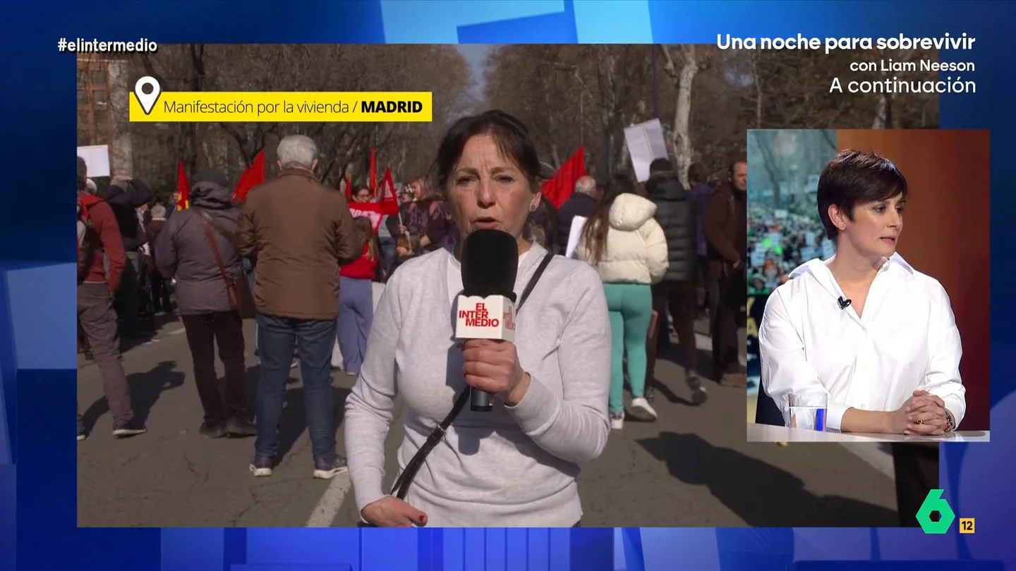 La calle pregunta a la ministra Isabel Rodríguez: "¿Por qué los planes de vivienda asequible son solo para gente joven? yo soy precaria" La calle pregunta a la ministra Isabel Rodríguez: "¿Por qué los planes de vivienda asequible son solo para gente joven? yo soy precaria"