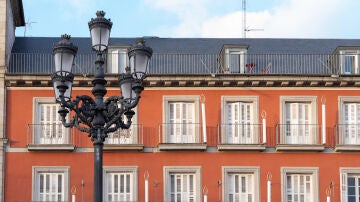 Farola de la plaza Mayor de Madrid