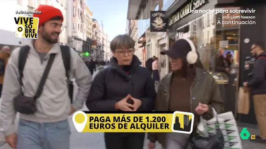 Thais Villas alucina al saber cuánto paga de alquiler una chica por su piso: "Esta tía es una jefa" La colaboradora juega con Adrián a 'Vives o sobrevives'. El joven debe encontrar a alguien que pague menos de 1.200 euros de alquiler. ¿Conseguirá el perfil que busca? Descúbrelo en el vídeo principal.