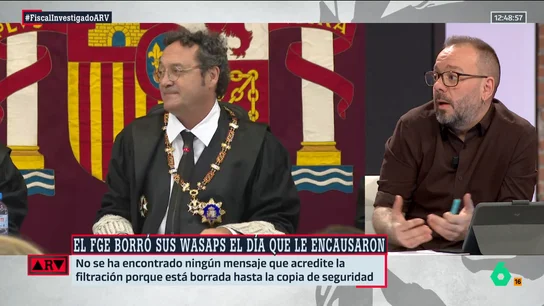 Maestre, sobre el fiscal  Maestre, sobre el fiscal