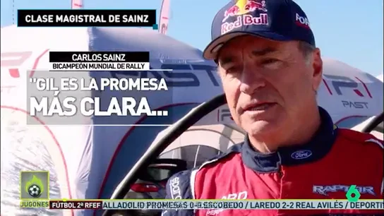La promesa del automovilismo español alucina con Carlos Sainz: "Me he quedado impresionado..." La promesa del automovilismo español alucina con Carlos Sainz: "Me he quedado impresionado..."