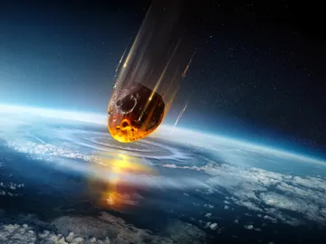 Impacto de un asteroide contra la Tierra Impacto de un asteroide contra la Tierra