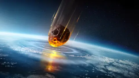 Impacto de un asteroide contra la Tierra Impacto de un asteroide contra la Tierra