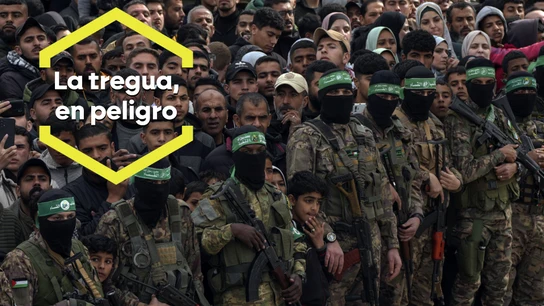 Miembros de Hamás, en una imagen de archivo Miembros de Hamás, en una imagen de archivo