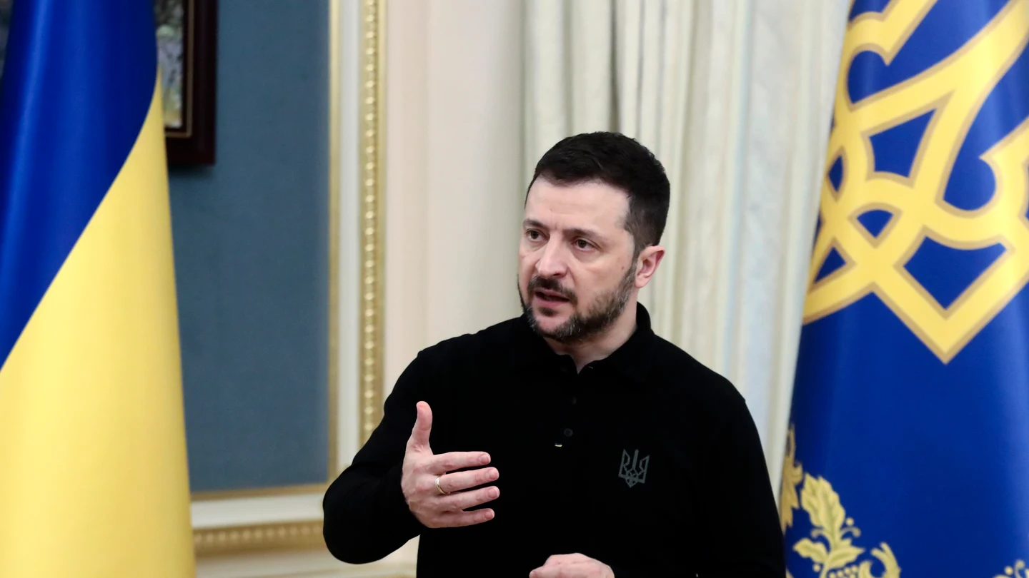 El presidente de Ucrania, Volodímir Zelenski El presidente de Ucrania, Volodímir Zelenski