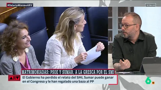 Maestre, sobre el SMI: "Yolanda Díaz se había impuesto sobre Cuerpo, y alguien quiso filtrar que en esta decisión iba a perder" Maestre, sobre el SMI: "Yolanda Díaz se había impuesto sobre Cuerpo, y alguien quiso filtrar que en esta decisión iba a perder"