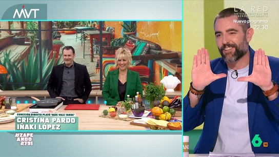 Iñaki López, sobre el 'acercamiento' entre Sánchez y Yolanda Díaz: "No sé si acabaremos escuchando '¿Montoya dónde vas?'" El presentador de Más Vale Tarde destaca que el presidente y la vicepresidenta segunda del Gobierno se han sentado juntos en el Congreso de los Diputados, algo que contrasta con el fuerte desencuentro que existe entre los socios de Gobierno.