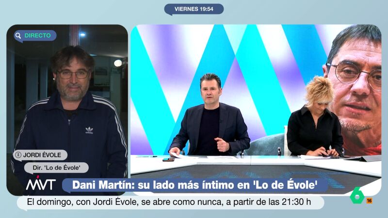 El 'dardo' de Iñaki López a Jordi Évole debido a la falta de luz en su conexión: "Puedes acabar entrevistando a un seto"