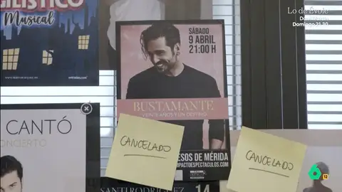 David Bustamante, Santi Rodríguez, Blas Cantó... el reguero de eventos cancelados de la empresa de Daniel Cabrera 'Equipo de Investigación' contacta con la empresa que proporcionó la plataforma a Daniel Cabrera para vender entradas de espectáculos que fueron cancelados: "Perdimos tiempo y dinero con él", afirman en este vídeo.