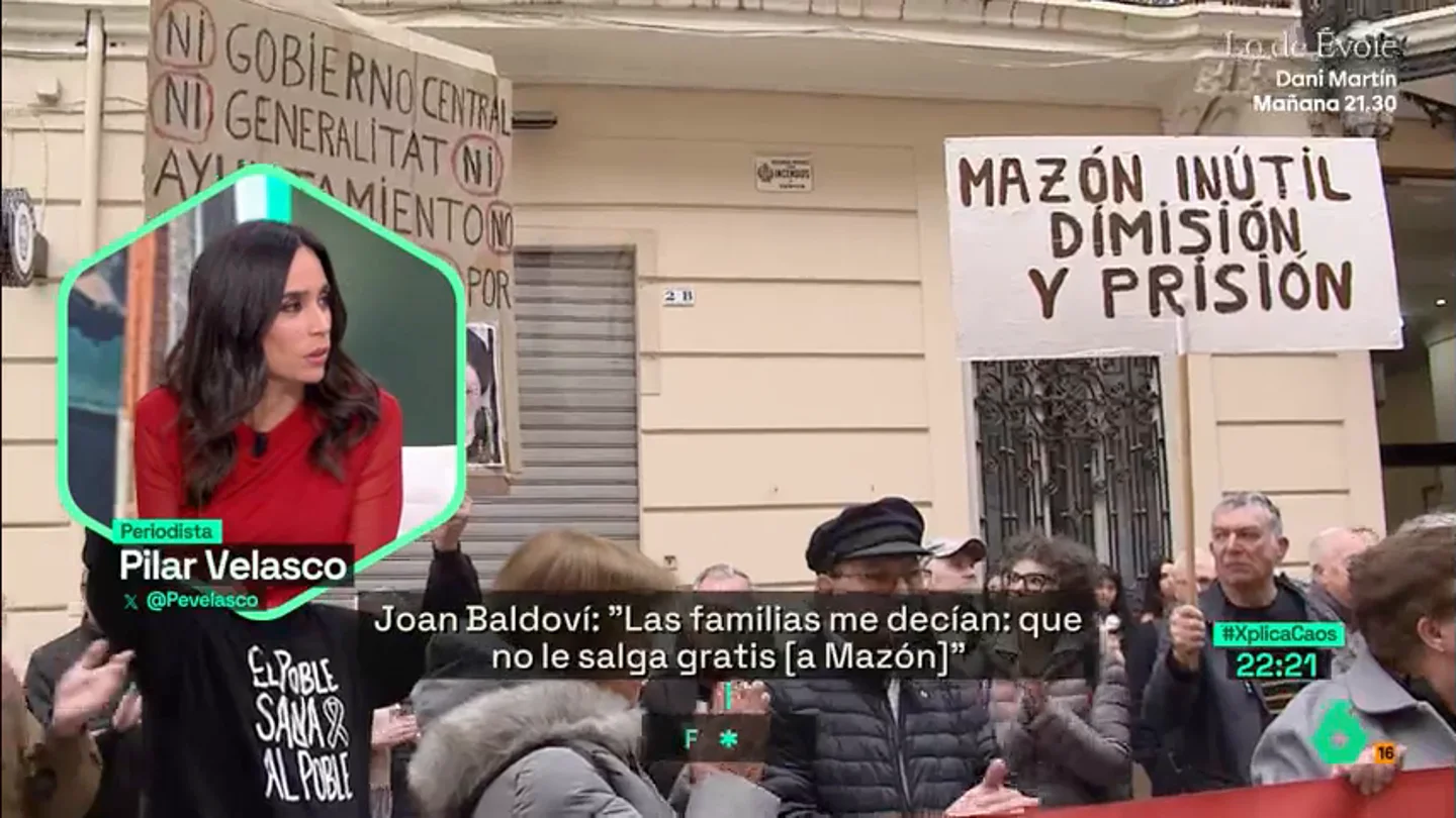 Pilar Velasco: "Carlos Mazón lleva mintiendo desde la tarde de El Ventorro" Pilar Velasco: "Carlos Mazón lleva mintiendo desde la tarde de El Ventorro"