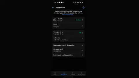 Dispositivos conectados a Wifi 6 Dispositivos conectados a Wifi 6