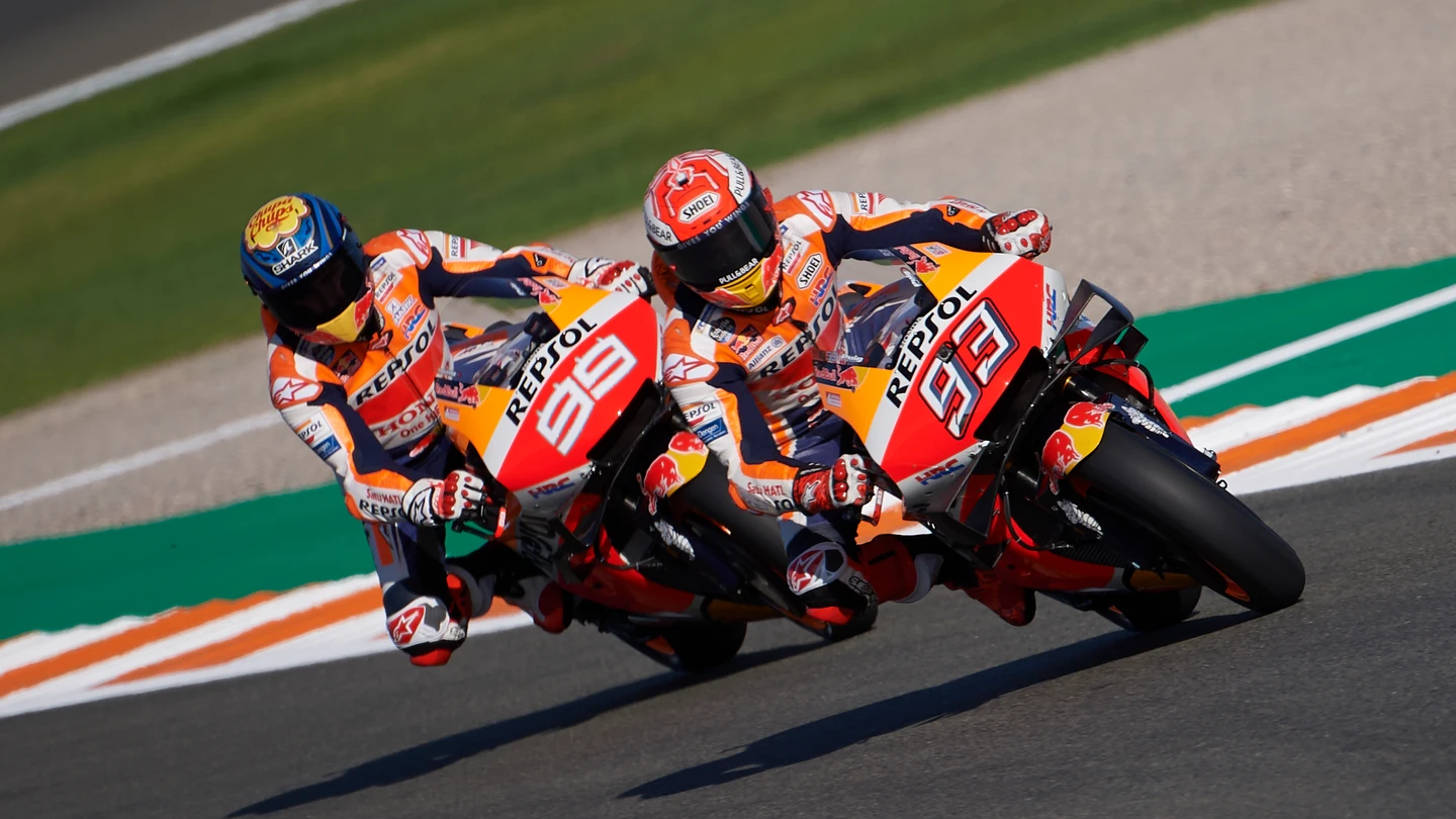 Marc Márquez y Jorge Lorenzo Marc Márquez y Jorge Lorenzo