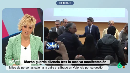 Cristina Pardo analiza la situación de Carlos Mazón: "Está acorralado y se nota" Cristina Pardo analiza la situación de Carlos Mazón: "Está acorralado y se nota"