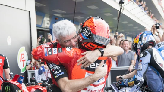 Gigi Dall'Igna y Marc Márquez Gigi Dall'Igna y Marc Márquez