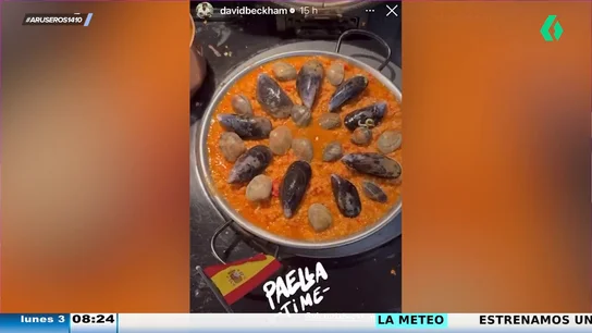 Alfonso Arús, de la paella que ha hecho David Beckham a Victoria Beckham: "Tiene el tono anaranjado de Trump" Alfonso Arús, de la paella que ha hecho David Beckham a Victoria Beckham: "Tiene el tono anaranjado de Trump"