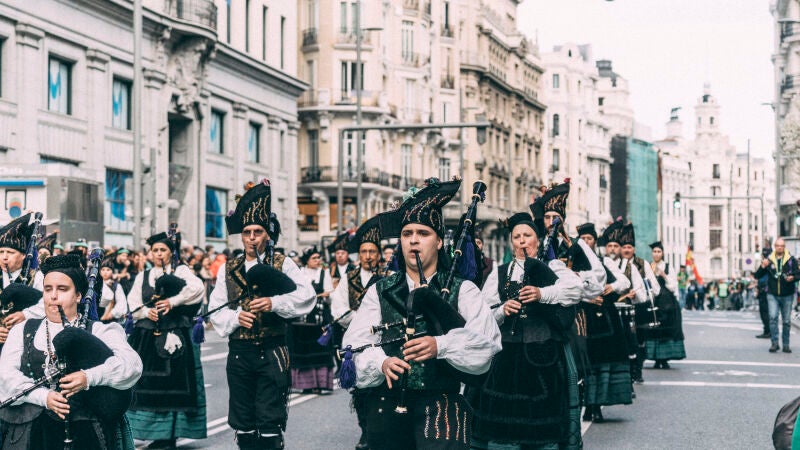 El desfile de San Patricio 2026 en Madrid ya tiene fecha: más de 600 gaiteros de toda España