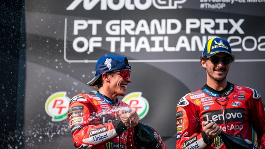 Marc Márquez y Pecco Bagnaia Marc Márquez y Pecco Bagnaia