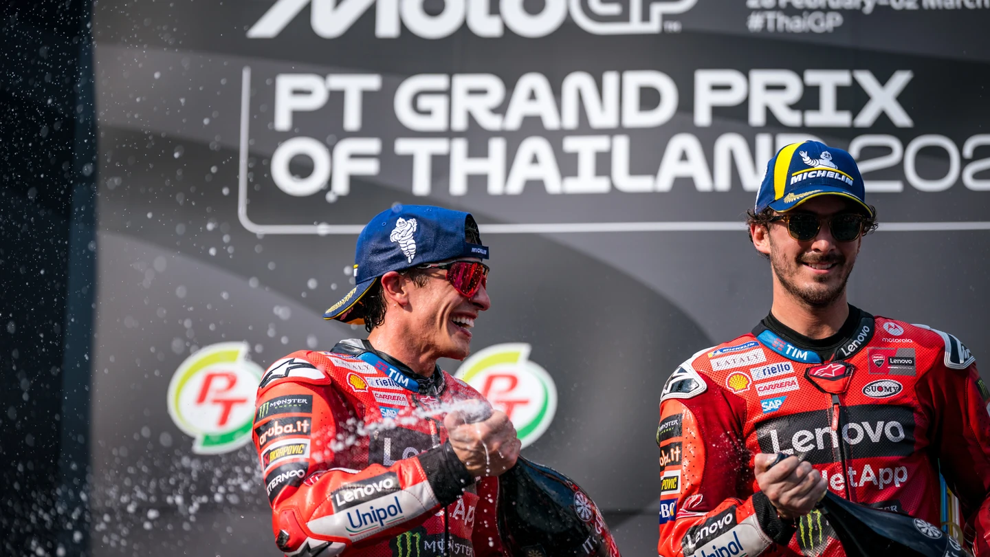 Marc Márquez y Pecco Bagnaia Marc Márquez y Pecco Bagnaia