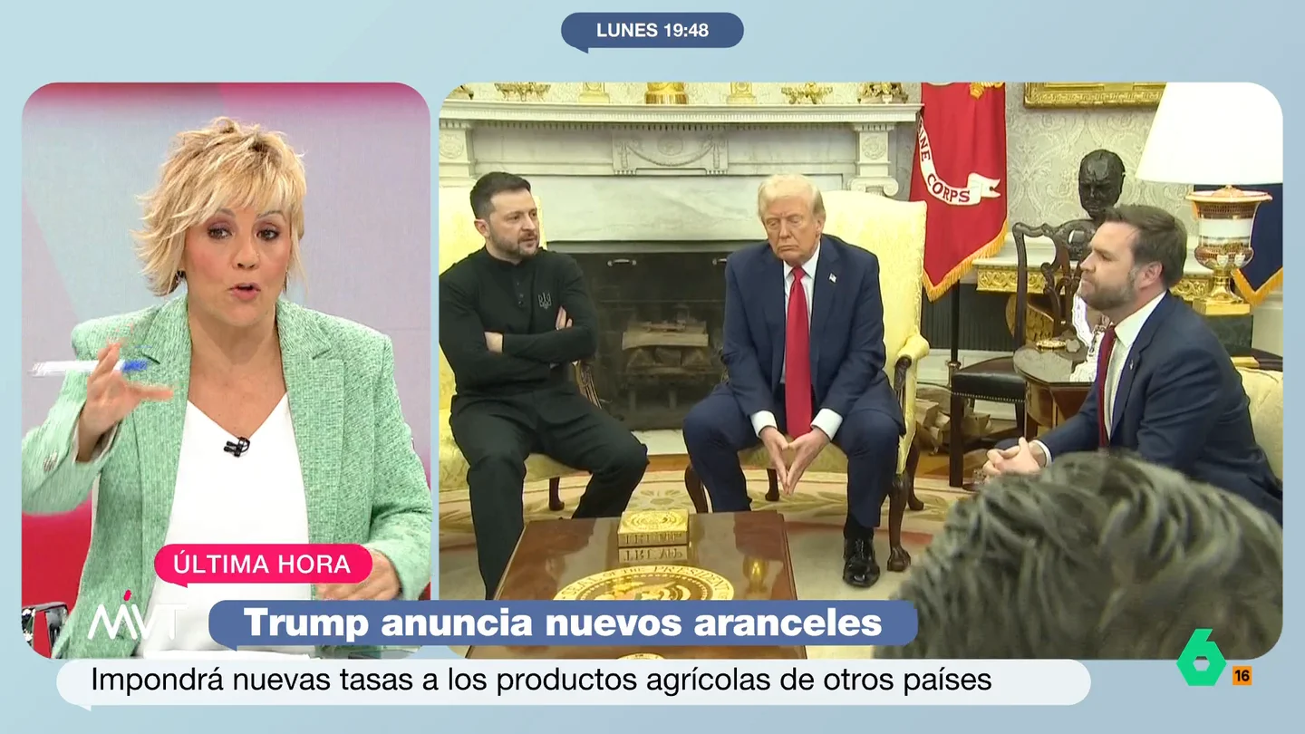 La reacción de Cristina Pardo tras conocer el último movimiento de Trump: "Me parece de una frivolidad..." La reacción de Cristina Pardo tras conocer el último movimiento de Trump: "Me parece de una frivolidad..."