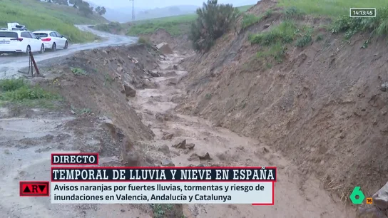 Arroyos anegan carreteras en las serranía de Ronda Arroyos anegan carreteras en las serranía de Ronda