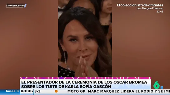 La broma de Conan O’Brien a Karla Sofía Gascón en los Premios Oscar: "Si vas a tuitear, me llamo Jimmy Kimmel" La broma de Conan O’Brien a Karla Sofía Gascón en los Premios Oscar: "Si vas a tuitear, me llamo Jimmy Kimmel"