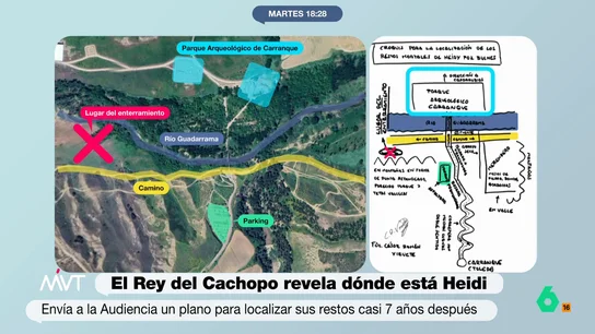 Iñaki López, al 'Rey del Cachopo’ tras culpar a su difunto tío de descuartizar a Heidi César Román, más conocido como el 'Rey del Cachopo', confiesa a la jueza siete años después de entrar en prisión dónde se encontraría el cuerpo de Heidi Paz y que fue su tío, ya fallecido, quien descuartizó el cuerpo y lo enterró.
