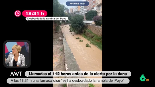 Cristina Pardo, sobre los miles de llamadas al 112 el día de la DANA: "¿Se está cayendo la centralita y nadie avisa?" Más Vale Tarde analiza en este vídeo el dato de las miles de llamadas al 112 el día de la DANA y que, según la exconsellera Salomé Pradas, no lo supieran en el CECOPI. "Está en el mismo edificio", apunta Iñaki López en este vídeo.