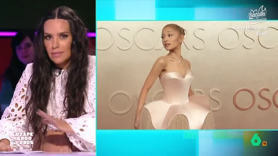 Cristina Pedroche opina sobre el vestido de Ariana Grande en los Oscars: "A lo mejor os recordaba al mío de las Campanadas" "Josie es un visionario con el tema meninas", comenta Cristina Pedroche tras ver el espectacular vestido de Ariana Grande en los Oscars, que la actriz y cantante llegó utilizar como 'mesilla' para apoyar el móvil.
