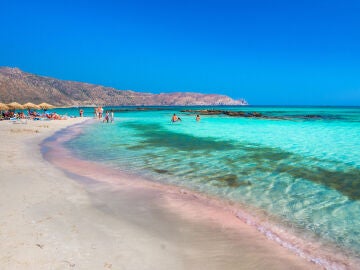 Playa de Elafonisi, en Grecia
