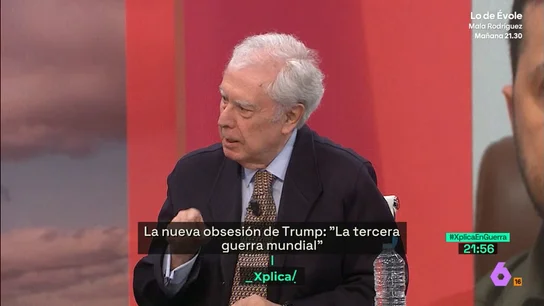Javier Rupérez, sobre Trump: "La tercera guerra mundial no vendrá por Zelenski, pero puede venir por él y por Putin" Javier Rupérez, sobre Trump: "La tercera guerra mundial no vendrá por Zelenski, pero puede venir por él y por Putin"