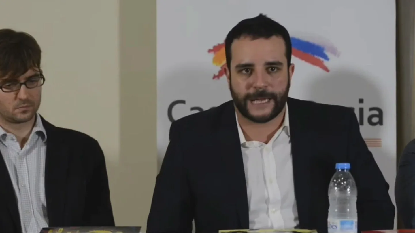 Jordi de la Fuente durante su intervención en la Casa de Rusia de Barcelona, en 2016. Jordi de la Fuente durante su intervención en la Casa de Rusia de Barcelona, en 2016.