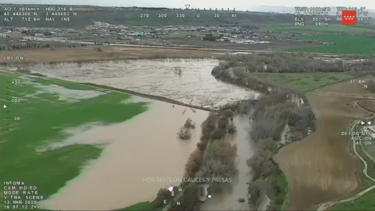 Caudales de ríos desbordados tras el temporal Caudales de ríos desbordados tras el temporal