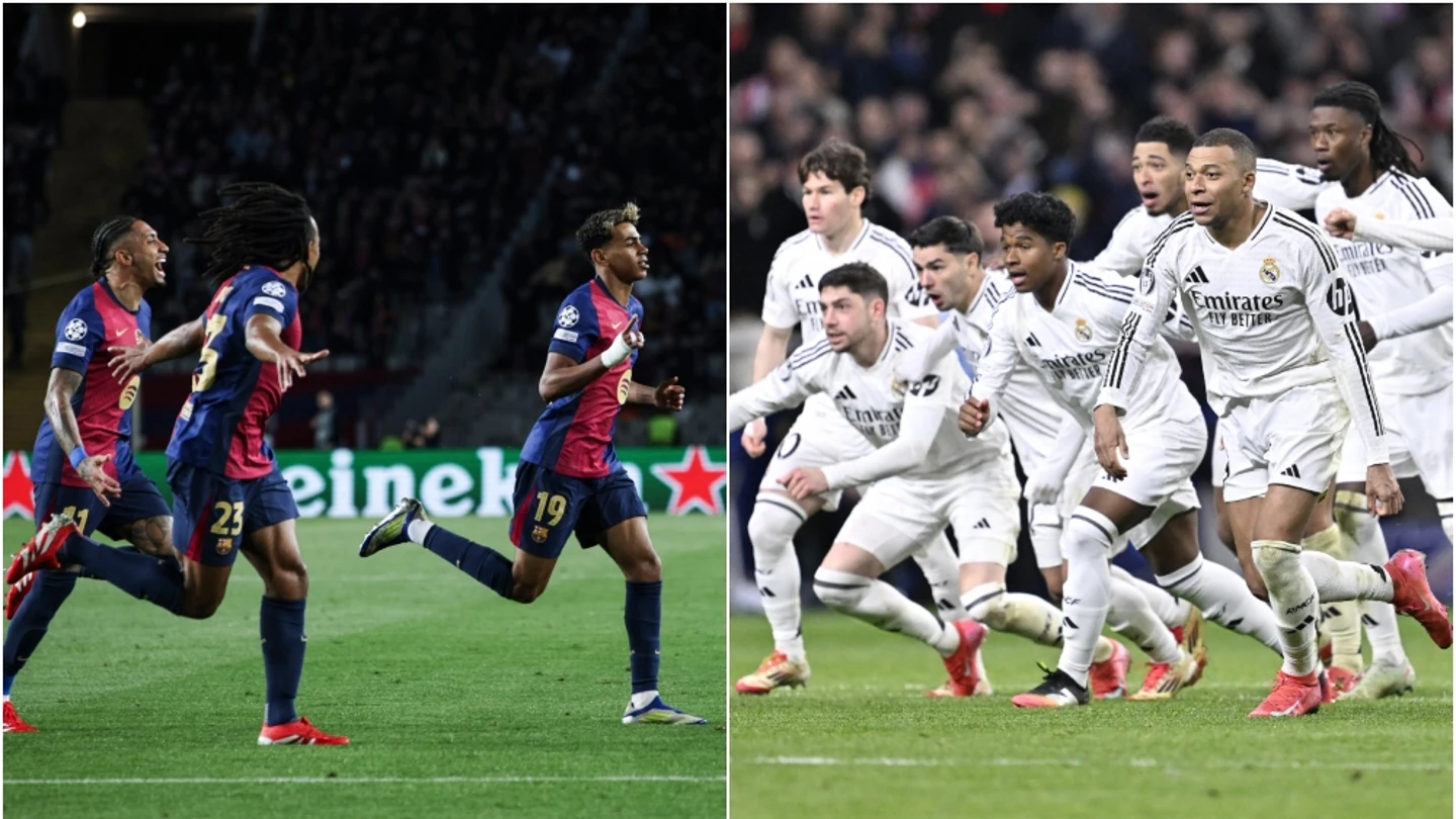 Celebraciones de FC Barcelona y Real Madrid Celebraciones de FC Barcelona y Real Madrid