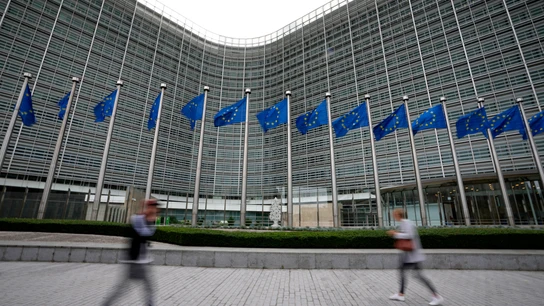 Imagen de archivo de la sede del Parlamento Europeo en Bruselas Imagen de archivo de la sede del Parlamento Europeo en Bruselas