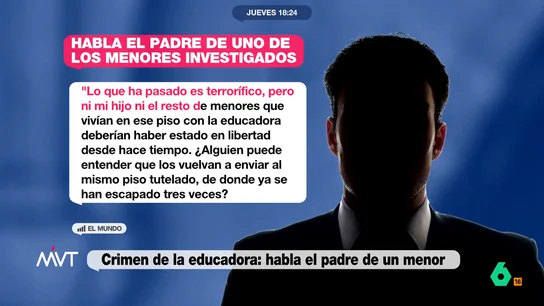 El padre de uno de los menores investigados por el asesinato de la educadora de Badajo El padre de uno de los menores investigados por el asesinato de la educadora de Badajo